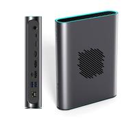 WEELIAO ONEXGPU 2: Ultimate eGPU con AMD Radeon RX 7800M, GPU gráfica externa de 12 GB GDDR6, USB 4.0, HDMI 2.1, doble DisplayPort 2.0, 330 W GaN, ranura de almacenamiento M.2 2280, viene con cable
