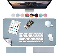 Weelth - Alfombrilla de escritorio 2 en 1, 80 x 40 cm, multifuncional, de piel sintética, protector de escritorio para computadora portátil, impermeable, de doble cara
