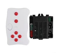WEELYE RX57 6V 12V Receptor CE/FCC Certificado 2.4G Transmisor inalámbrico Caja de control compatible con TX10 TX20 Modelos para niños eléctricos Ride-On Cars Pieza de repuesto (TX10 y RX57 6V)