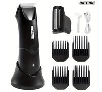 WEEME Recortadora para Hombres para Zonas - Afeitadora de Cabeza Sin , y Portátil para Púbico, Corporal y de ( Voltaje)