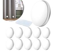 Weenwill Pesos para Cortinas,10 PCS Pesos Magnéticos para Cortinas con Caja de Almacenamiento,Imanes Resistentes para Cortina de Ducha de 4 cm de Diámetro,Redonda Pesos Mantel para Cortina Baño
