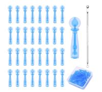 Weenwill Removedor de Puntos Negros,100 PCS Agujas para Eliminar Espinillas y Acné y 1 Herramienta 2 en 1 para Eliminars Espinillas,Kit Profesional para Eliminar Espinillas y Puntos Negros