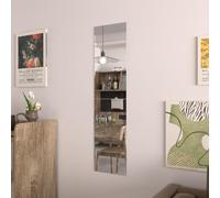 WEER Espejo Adhesivo Pared, Vidrio Templado Espejo Pegado sin Marco Cuerpo Entero 4 Piezas 29 x 29 cm Espejos Pegar Puerta Armario Dormitorios Entradas Guarderías Pasillos