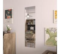 WEER Espejo Adhesivo Pared, Vidrio Templado Espejo Pegado sin Marco Cuerpo Entero 4 Piezas 35 x 29 cm Espejos Pegar Puerta Armario Dormitorios Entradas Guarderías Pasillos