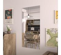 WEER Espejo Adhesivo Pared, Vidrio Templado Espejo Pegado sin Marco Cuerpo Entero 8 Piezas 29 x 29 cm Espejos Pegar Puerta Armario Dormitorios Entradas Guarderías Pasillos