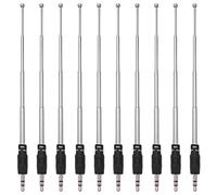 Weetack 10X Radio Antena 3.5mm 4 Secciones TelescóPica Antena FM Radio para Celular Móvil Mp3 Mp4 Audio Equipment