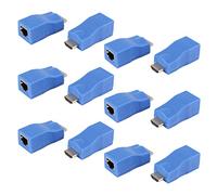 Weetack 6X Extender Rj45 LAN Network Transmitter Receptor TX Cat5E Cat6 Cable Ethernet V1.4 30M 4K HD TV