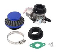 Weetack Carburador Carby + Filtro De Azul + Pila para 2 Emlobadas 47Cc 49Cc Piezas Motor Mini ATV Dirt Bici De Bolsillo Minimoto