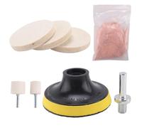 Weetack Kit de de Pulido de Vidrio de óXido de Cerio de 8 Uds. 120G para ArañAzos Profundos Removedor de ArañAzos de Limpieza de Cristales de Ventanas de Parabrisas