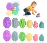 Wefaly 6 Piezas Fidget Toy, Antiestrés Stress Juguetes Sensoriales Suave Silicona Sensory Stone para Niños y Adultos se Puede Utilizar en Casa en el Parque y en la Escuela