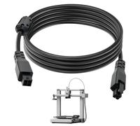 Wefaly Cable alargador AMS Lite de 4 pines para impresora 3D AMS Lite Bambu Lab A1/A1 Mini AMS Lite, cable de extensión de núcleo de cobre de 1 m 22 AWG con anillo magnético para impresora 3D Bambu