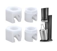 Wefaly Tuerca de repuesto para Sodastream Piezas de repuesto para Sodastream - Accesorio de cierre de tuerca para Sodastream Crystal 2.0, Jet, Spirit, Easy, Duo, Fizzi, Terra, Adecuado (2 unidades)