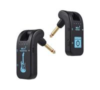 wefenad - Sistema de guitarra inalámbrica de 2,4 G, receptor de transmisor de guitarra recargable para guitarra eléctrica, bajo, instrumentos de viento eléctricos, Plug and Play, 48 K/16 bits