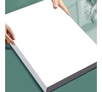 WEFHEF 100PCS Cartulinas Blancas A4, Papel Cartulina a4 Imprimir de Grosor 250g/m², Cartulina Gruesa 29,7 x 21 cm, Papel Blanco para Impresora para Manualidades, Artesanía, Ocio Creativo y Oficina
