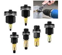 WEFHEF 6PCS Remaches Roscados, Tuercas Remachables M3/M4/ M5/ M6/ M8/M10, Cabezales para Remachar a Mano de Acero al Carbono, Remachadora Manual de Cabezales para Alicates de Remachar y Remachadora