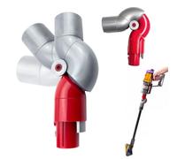 WEFHEF Adaptador Inferior Compatible con Dyson V7, V8, V10, V11 y V15, Adaptador de Liberación Rápida de Bajo Flujo con Rotación Multiángulo, Adaptador para Muebles Bajos de Liberación Rápida