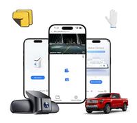 Wefoka Cámara de salpicadero 4K adecuada para Toyota Tacoma 2024-2025 SR SR5 TRD Sport Pre-Runner Off Road Limited y Tacoma Hybrid, aspecto OEM, video UHD 2160P, WiFi y aplicación, grabación en bucle