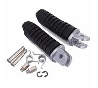 WEFOLCC Aluminio Motocicleta Estribera Delantera Reposapiés Pedales Estriberas para Suzuki V-Strom 650 DL650 GSX1300R GSX1300 Hayabusa GSX650F Reposapiés Motocicleta