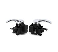 WEFOLCC Cubierta cerradura manija puerta interior automóvil delantera trasera izquierda derecha para Nissan para Navara D40 para Pathfinder R51 2004-2014 (Front Left-Right)