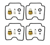 WEFOLCC Kit Reparación Carburador para Y&amaha FZS600 FAZER FZS 600 1998-2003 Junta De La Válvula De Aguja del Flotador Juntas Tóricas Piezas Accesorios Motocicletas(4 Set)