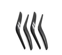 WEFOLCC Manija puerta interior automóvil para X1 E84 2010-2016 Reposabrazos Cubierta exterior Panel embellecedor Reemplazo Izquierdo Derecho (Piano Black 4PCS Set)