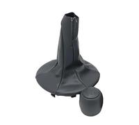 WEFOLCC Para F&iat Para Panda 500 500C 2004 2005 2006 2007 2008 2009 2010 2011 2012 2013 Pomo De Palanca De Cambios Con Funda Protectora Pomos Para Palanca Coche(Gray,Set)