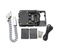 WEFOLCC para Forza 350 para Forza 125 2022 2021 Soporte para Teléfono Delantero De Motocicleta Soporte para Placa De Navegación Accesorios (2)