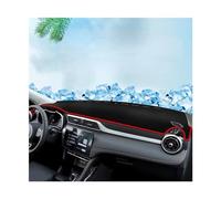 WEFOLCC Para MG ZS MGZS 2017 2018 2019 2020 2021 2022 2023 Alfombrillas para Salpicadero Coche Tipo Almohadilla De Parasol Alfombras Funda Anti-UV Fundas Salpicadero(LHD Red)
