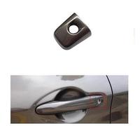 WEFOLCC Para N&issan para Qashqai 2016-2021 Cubierta de manija exterior de puerta delantera izquierda Cubierta cilindro cerradura ojo cerradura Tapa pequeña Manija de Puerta Exterior del Coche(Amber g