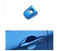 WEFOLCC Para N&issan para Qashqai 2016-2021 Cubierta de manija Exterior de Puerta Delantera Izquierda Cubierta Cilindro Cerradura Ojo Cerradura Tapa pequeña Manija de Puerta Exterior del Coche(Blue)