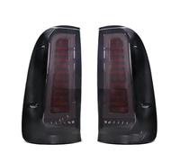 WEFOLCC Para Toyota Para Hilux Vigo 2004 2005 2006 2007 2008 2009 2010 2011-2015 1 Par De Luces Traseras LED De Freno Luz De Señal De Giro Y Marcha Atrás (Smoke Black shell B)