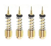 WEFOLCC para Y&amaha FJ1100 FJ1200 FZ600 FZ750 FZR1000 FZR400 FZR600 FZR750 FJ FZ FZR 600 1100 Tornillo Aire Ajuste Relación Combustible Carburador Accesorios Motocicletas(4 Set)