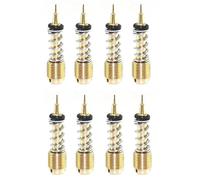 WEFOLCC para Y&amaha FJ1100 FJ1200 FZ600 FZ750 FZR1000 FZR400 FZR600 FZR750 FJ FZ FZR 600 1100 Tornillo Aire Ajuste Relación Combustible Carburador Accesorios Motocicletas(8 Set)