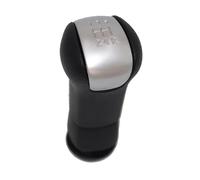 WEFOLCC Pomo De Palanca De Cambios De 5 Velocidades para N&issan para Qashqai J10 para X-Trail T31 para Juke F15 para Tiida para Livina(Black Sliver)