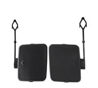 WEFOLCC Tapa De La Argolla Gancho Remolque Lateral Parachoques Trasero para B&MW X5 E70 2006 2007 2008 2009 2010 2011 51127158447 51127158448 Enganches De Remolque(Pair)