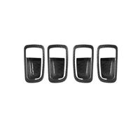 WEFOLEN Adhesivo Decorativo Para Manija Puerta Interior Para Mitsubishi Para Outlander PHEV 2020 2018 2017 2016 2015 2013 Tirador Puerta Interior Coche(Carbon look)