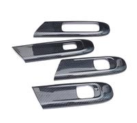 WEFOLEN Cubierta Panel Interruptores Puerta Interior Y Ventana Para Mercedes Pour Benz Clase C GLC X254 C254 W206 S206 2023 2024 2025 Tirador Puerta Interior Coche(Rear door 1 button)