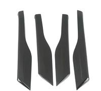 WEFOLEN Embellecedor Cubierta Tira Manija Reposabrazos Puerta Interior Coche Para Mitsubishi Para Outlander 2013-2021 Tirador Puerta Interior Coche(Black)