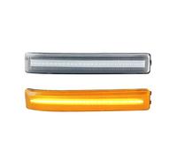 WEFOLEN Espejo Retrovisor LED Para Ford F150 F-150 2009-2014 Para Raptor SVT 2010-2014 Indicador Espejo Lateral(Clear Lens)