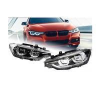 WEFOLEN Faro Coche para B&MW F30 F35 F80 320I 325I 2013 2014 2015 2016 2017 2018 2019 Faros Delanteros LED Coche Faros Delanteros DRL Lente De Proyector(1 Pair)