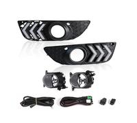 WEFOLEN Luces Antiniebla Para Mitsubishi Para Lancer 2008 2009 2010 2011 2012 2013 Luz Antiniebla Para Coche DRL Luz De Circulación Diurna Lámpara Antiniebla Con Cubierta 12 V(DRL With)