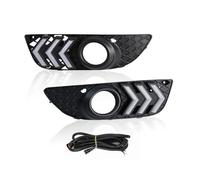 WEFOLEN Luces Antiniebla Para Mitsubishi Para Lancer 2008 2009 2010 2011 2012 2013 Luz Antiniebla Para Coche DRL Luz De Circulación Diurna Lámpara Antiniebla Con Cubierta 12 V(Only DRL)