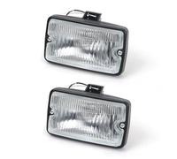 WEFOLEN Luces Antiniebla Para Peugeot 205 GTI CTI 106 306 Mi16 H3 Faro Antiniebla Coche Parachoques Delantero Luz Antiniebla Luz De Conducción Diurna Luz Antiniebla(2pcs Clear)