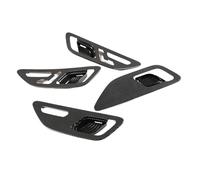 WEFOLEN Manija Puerta Interior Coche Fibra Carbono ABS Embellecedor Cubierta Marco Para Mercedes Para Benz Clase C W206 2022 2023 Tirador Puerta Interior Coche