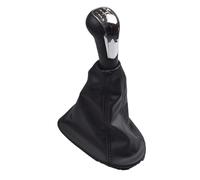 WEFOLEN Para Chevrolet Para Spark 2011 2013 2014 2015 2016 + MT Manual 5 Speed Car Gear Shift Lever Knob Manual Gearbox Handball(Chrome 5 with boot)