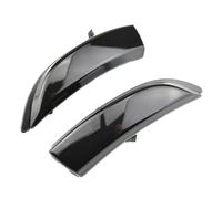 WEFOLEN Para Ford Para Fiesta Mk7 2008-2017 Intermitente LED Dinámico Secuencial En El Retrovisor Lateral Indicador Espejo Lateral(Black)