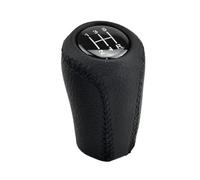 WEFOLEN Para MAZDA 3 BK BL 5 CR CW 6 II GH CX-7 ER MX-5 NC III 23 MT Brazo Palanca Cambios De Cuero Bola De Cuero 5 6 Velocidades Perilla Cambio Marchas(5 Speed-Black)