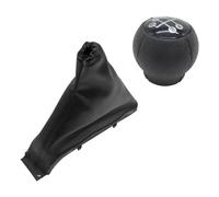 WEFOLEN Pomo De Cambio Marchas Funda Para Freno Mano Estacionamiento Coche Palanca Cambios Para Opel Para Astra F 1991 1992 1993 1994 1995 1996 1997 1998(Handbrake Gearknob)