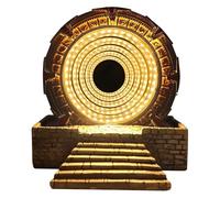WEFONLLICOS Star-Gate - Espejo de túnel de luz para cosplay, réplica del fantástico universo Atlantis coleccionable para juegos, escultura de juego, accesorio de juguete