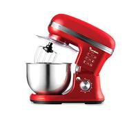 WeGeek, Batidora de Pie profesional, 1900W. Capacidad 6,5 Litros, 6 Velocidades + Pulso, 3 Accesorios Incluidos